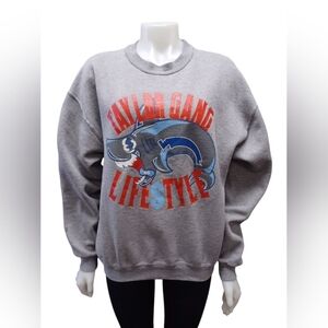 Taylor Gang Wiz Khalifa EUC Gray L/S Sweat Shirt Size Medium